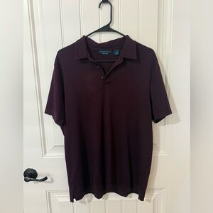 Burgundy polo